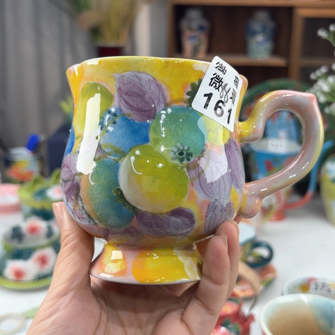 景德镇手绘高温釉下彩陶瓷茶具