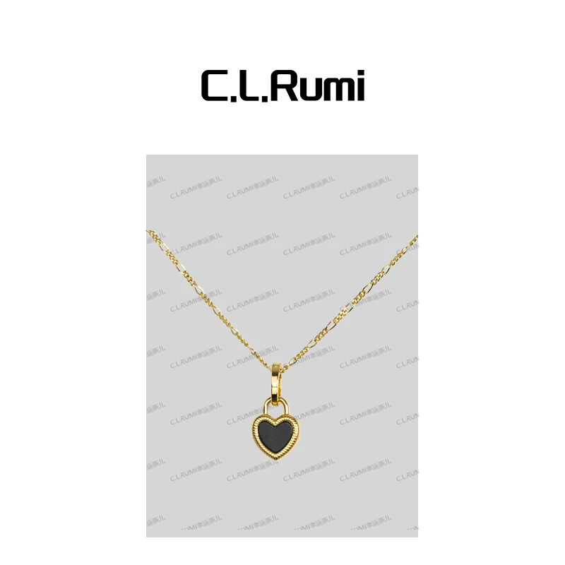 链子925银 【燕子甄选】 怦然心动 轻奢百搭复古经典简约项链4307pj