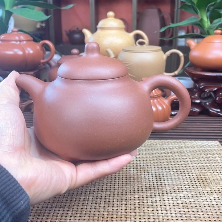 茶壶紫砂吳*森紫泥半手工制作