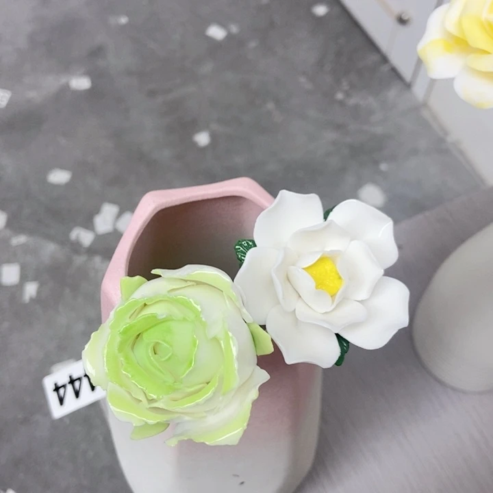 陶瓷手工制作陶瓷花