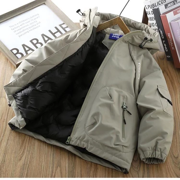 【夹棉/不夹棉】儿童冲锋衣春季户外服防风上衣2025春秋新款男孩连