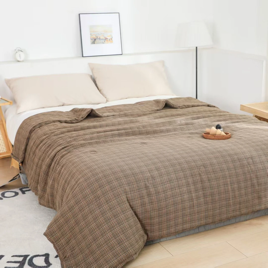 双层纱夏凉被【原木格调】  A类可水洗 柔软亲肤