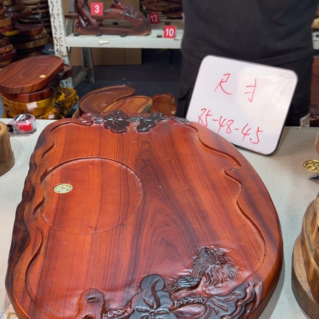 香樟木原木茶盘木头