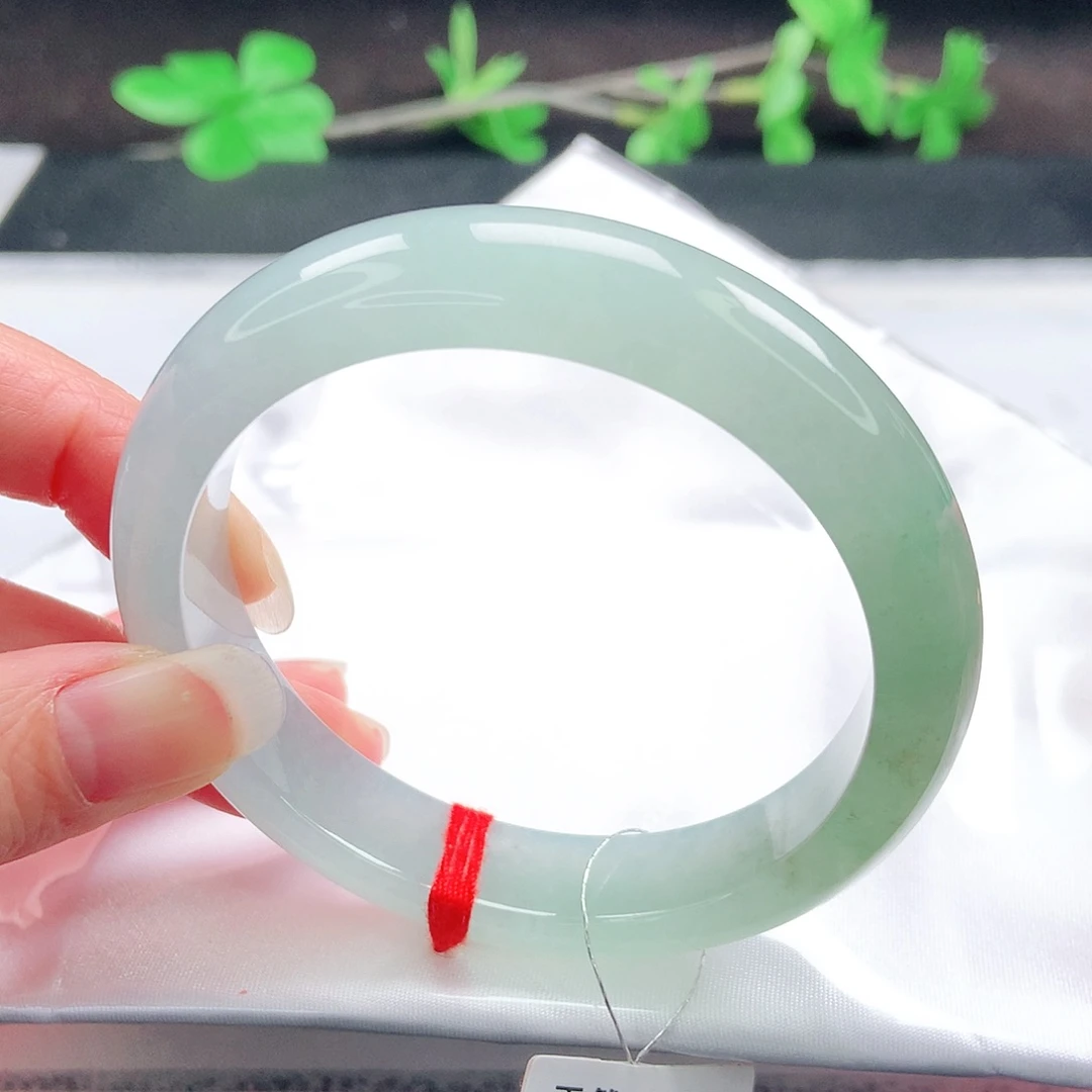 未镶嵌手镯翡翠58圈