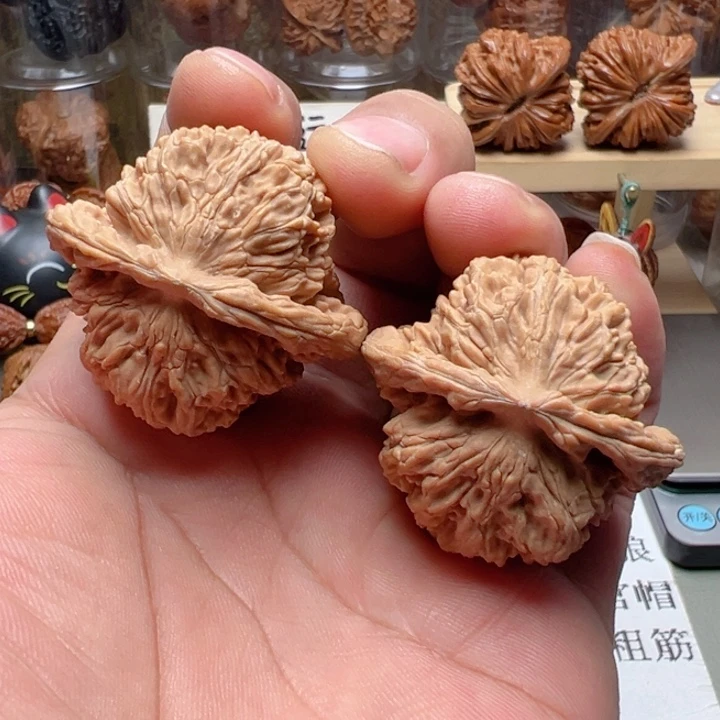 吊坠文玩核桃45尺全品四座楼