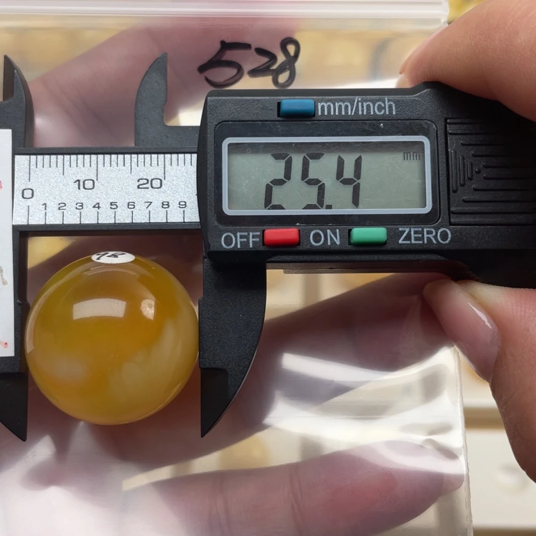 蜜蜡裸石未镶嵌星*蜜蜡