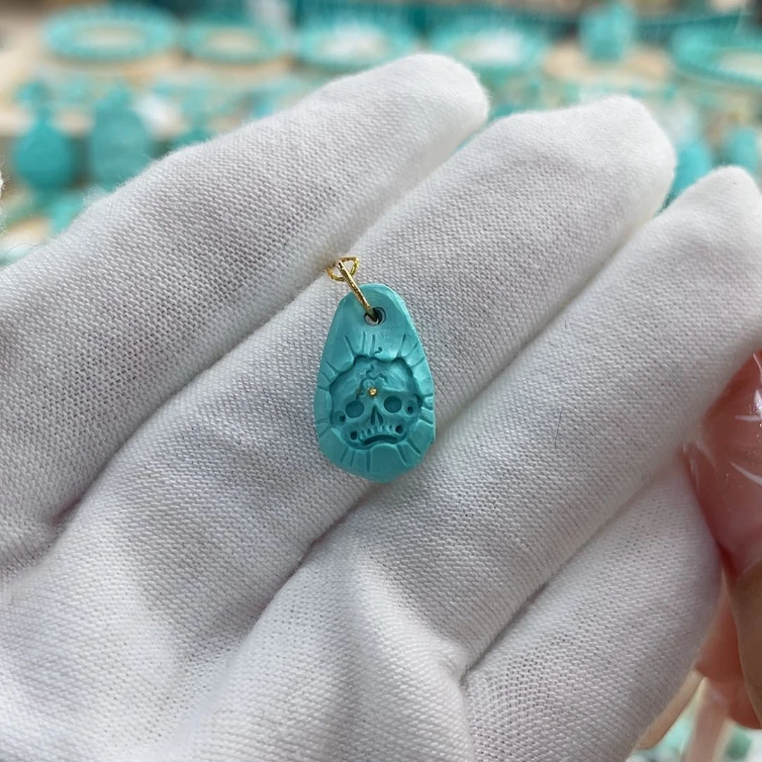 绿松石珠宝奇石未镶嵌