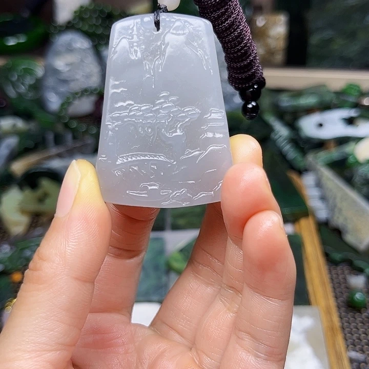 和田玉未镶嵌珠宝半成品果****～