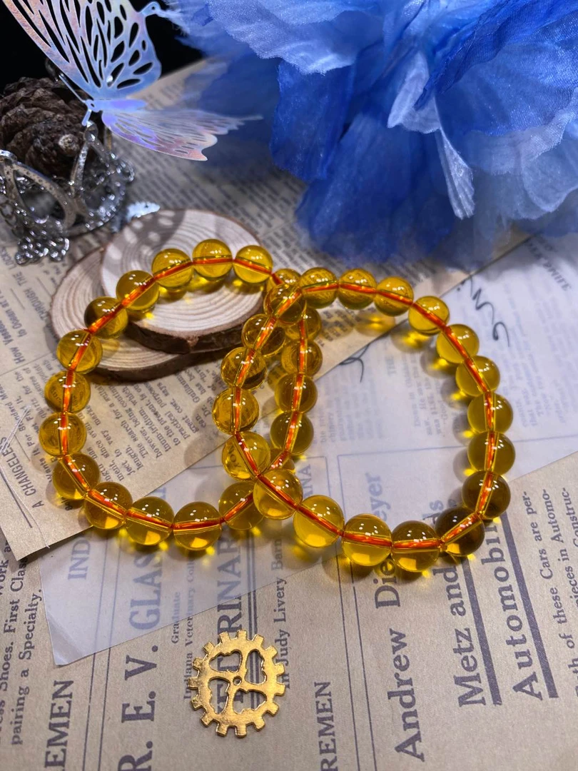 橙黄10mm手串发一条B94