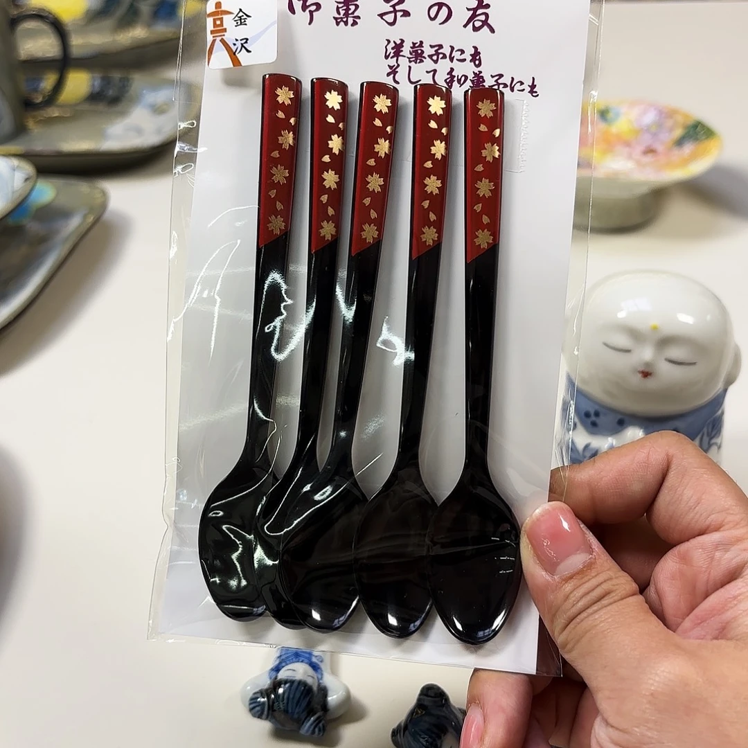 陶     甜品勺  一套