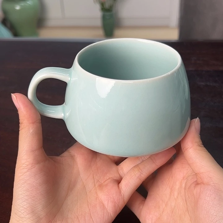 龙泉云间青瓷小米茶器