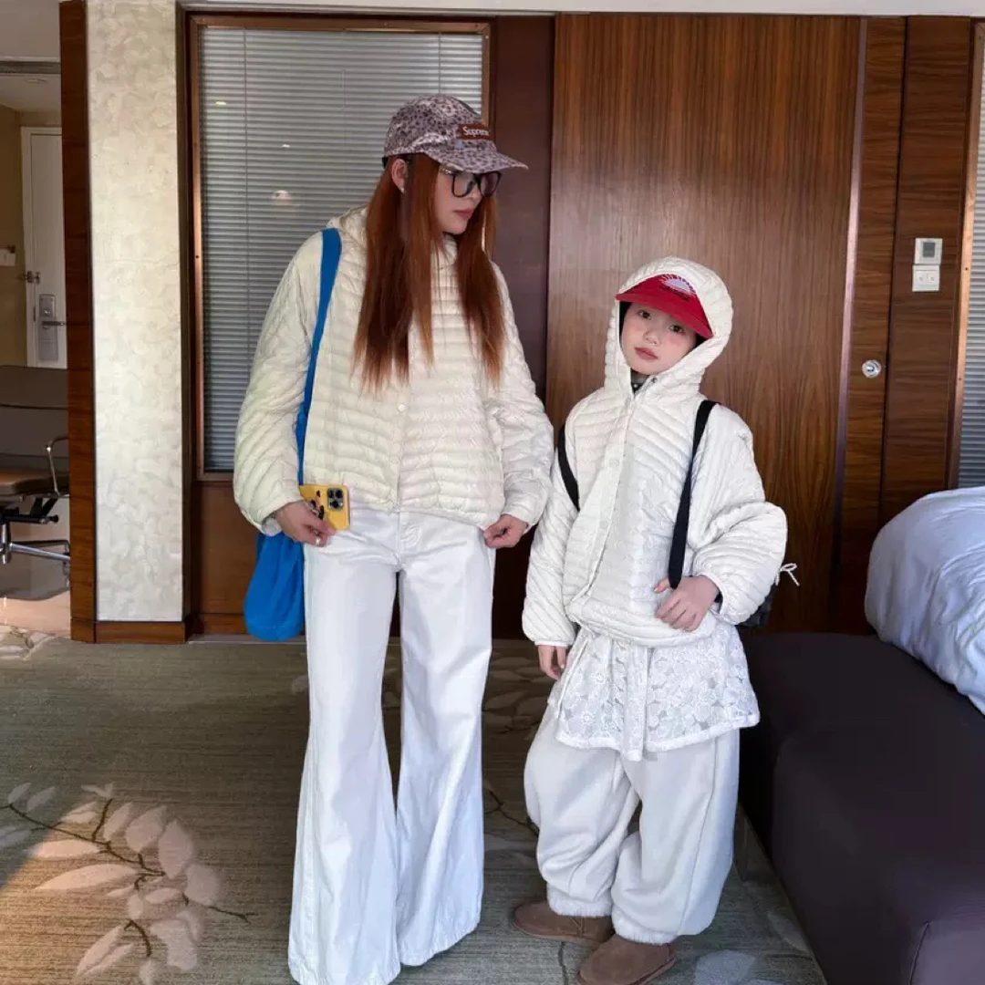 设计师严选女童女宝韩版百搭洋气简约羽绒服2025合集