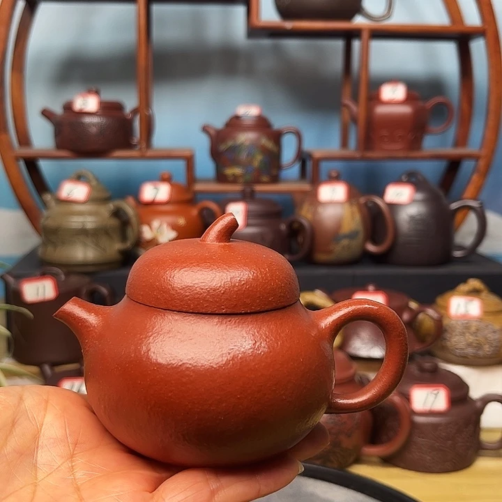 茶壶紫砂微瑕不带证书礼盒150cc