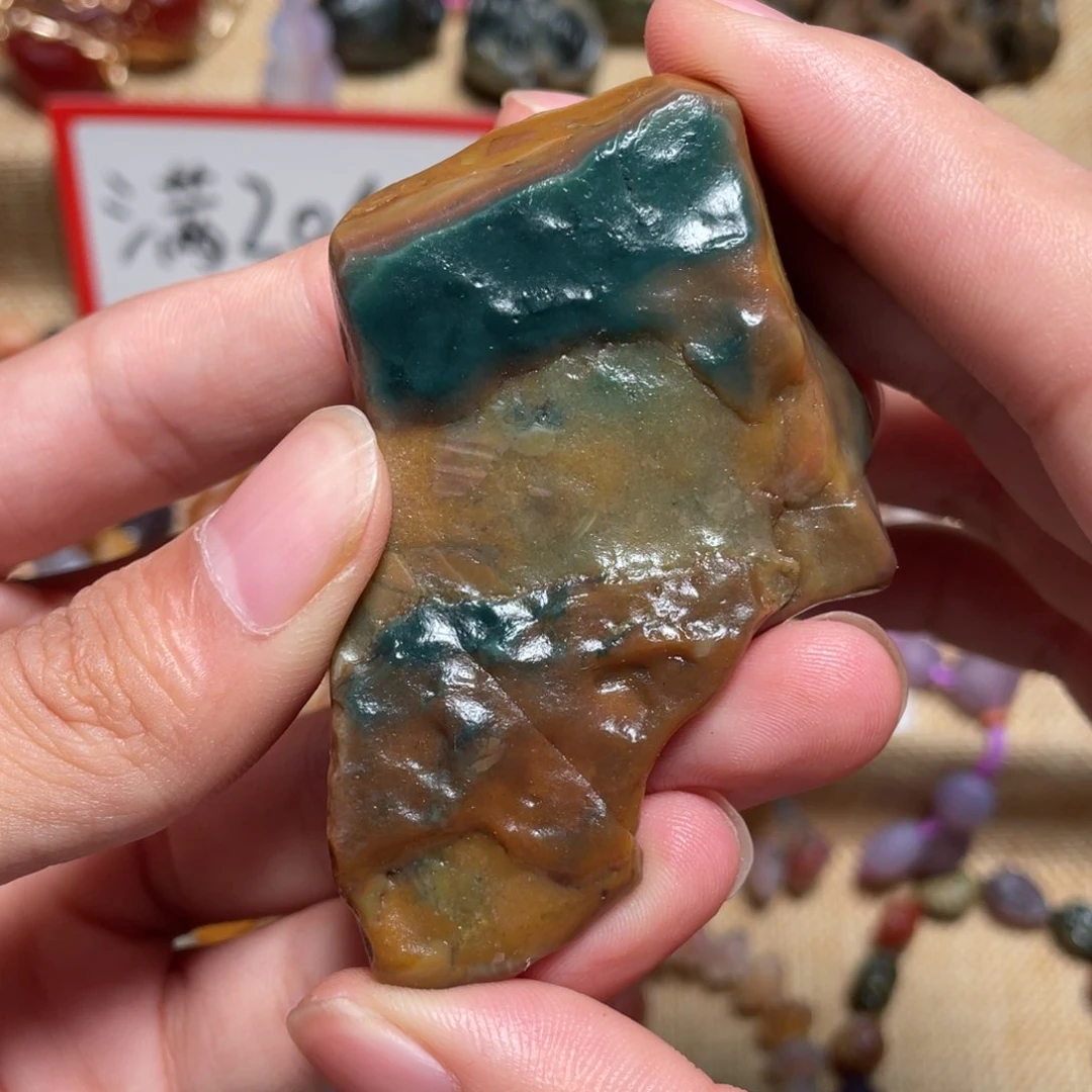 玛瑙/玉髓手链合金明***彩