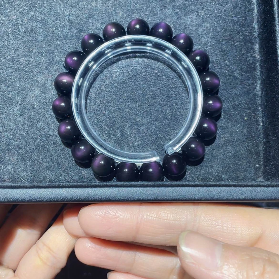 【闪购商品】黑曜岩手链未镶嵌y***山