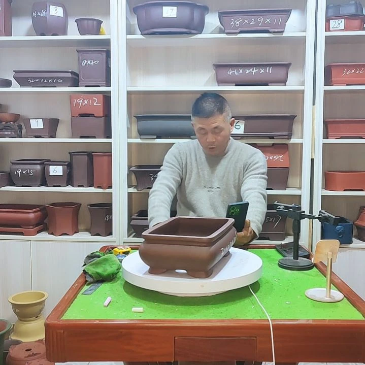 紫砂花盆宜兴紫砂花盆花盆，