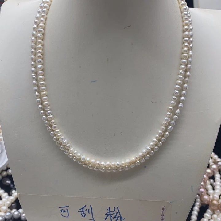 合金淡水珍珠颈饰
