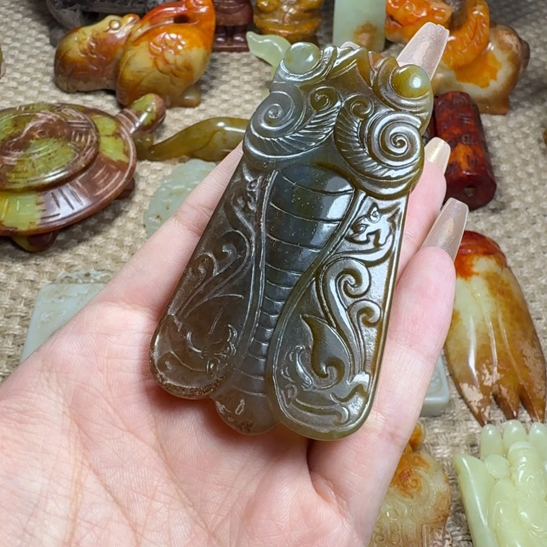 吊坠白玉菩提挂件
