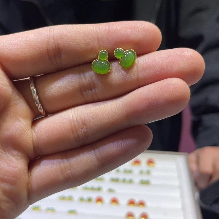 和田玉银S925镶嵌手串