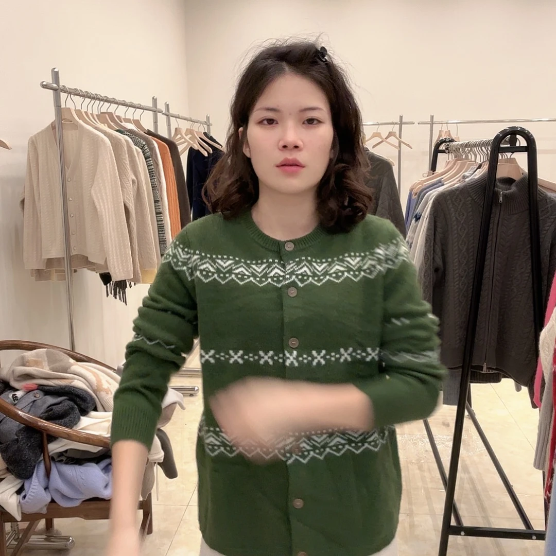 山羊绒加厚开衫超级厚