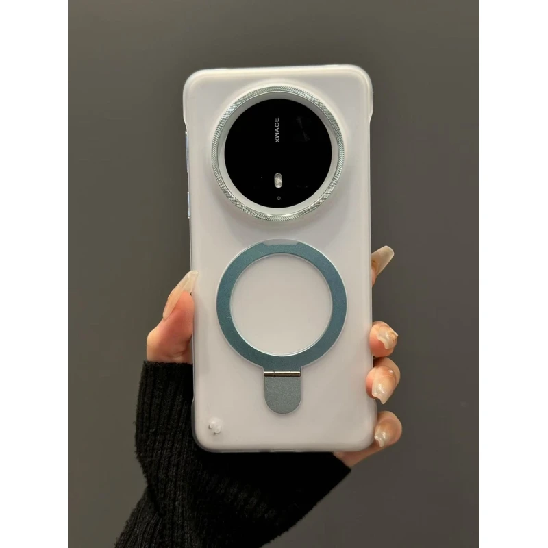 ins极简风磁吸支架适用华为mate70pro新款手机壳mate60pro无边框