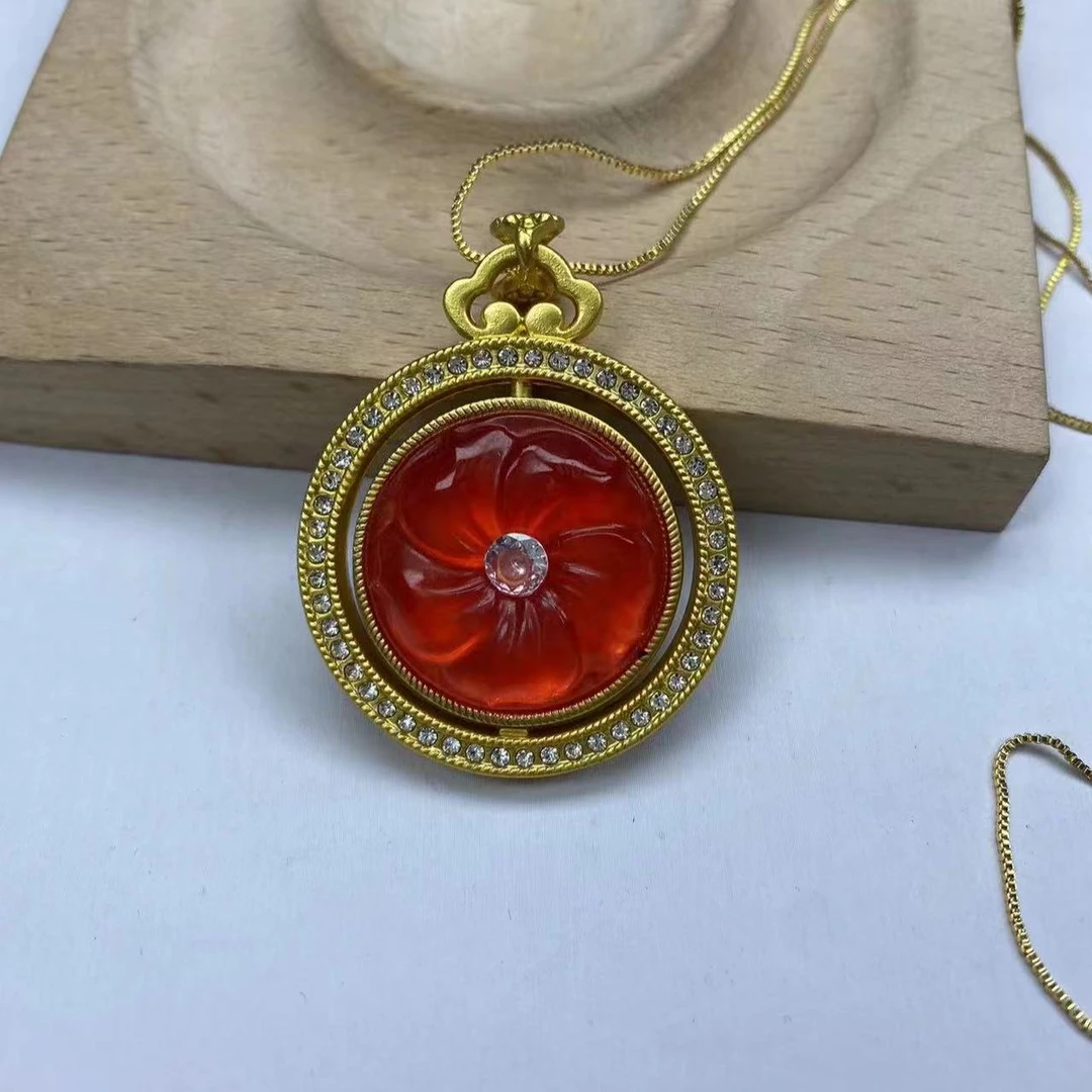 N164冰红吊坠多样性发一