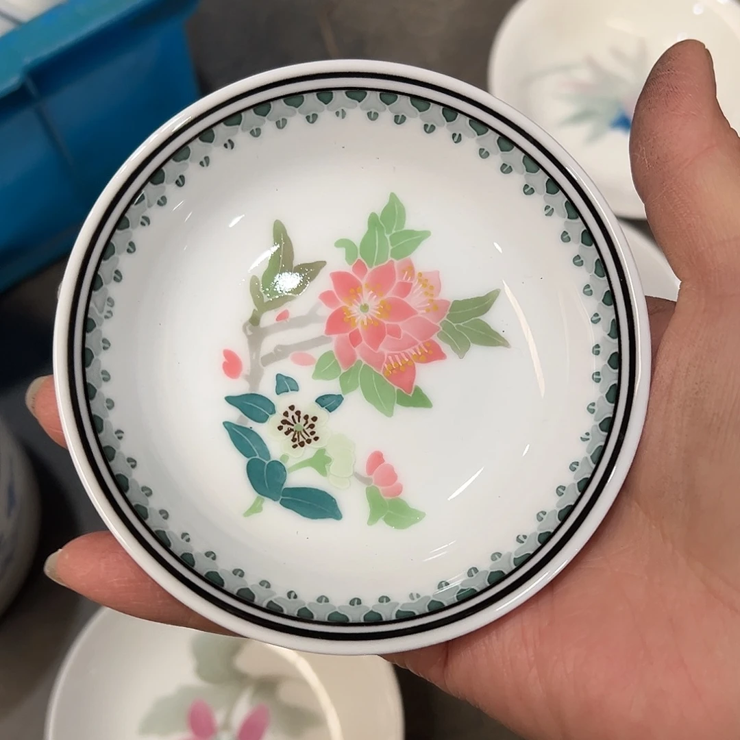 醴陵瓷直播供货基地手绘10厘米