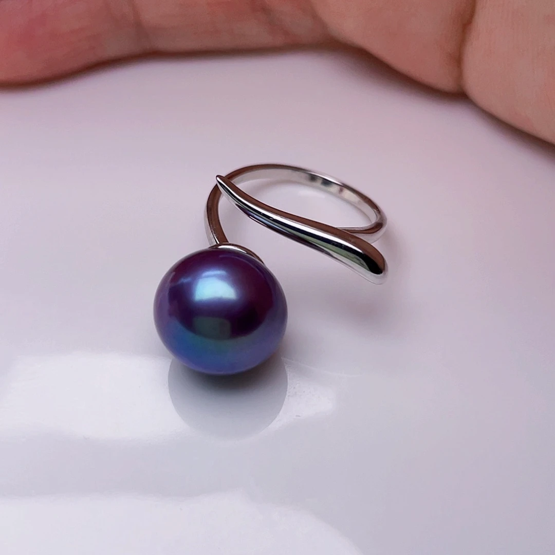 淡水珍珠戒指未镶嵌吞****员