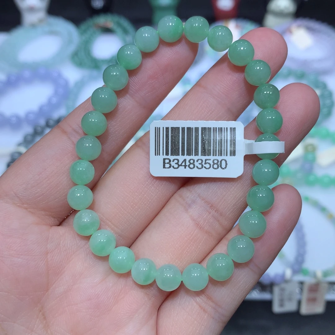 翡翠未镶嵌手串天然