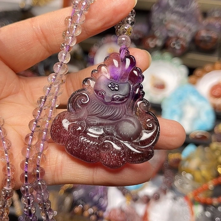 未镶嵌颈饰水晶订制