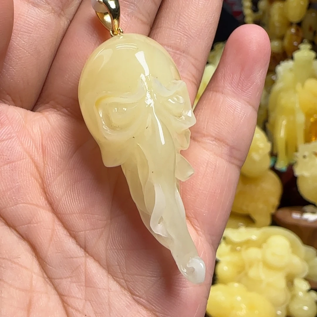 蜜蜡未镶嵌珠宝奇石微瑕