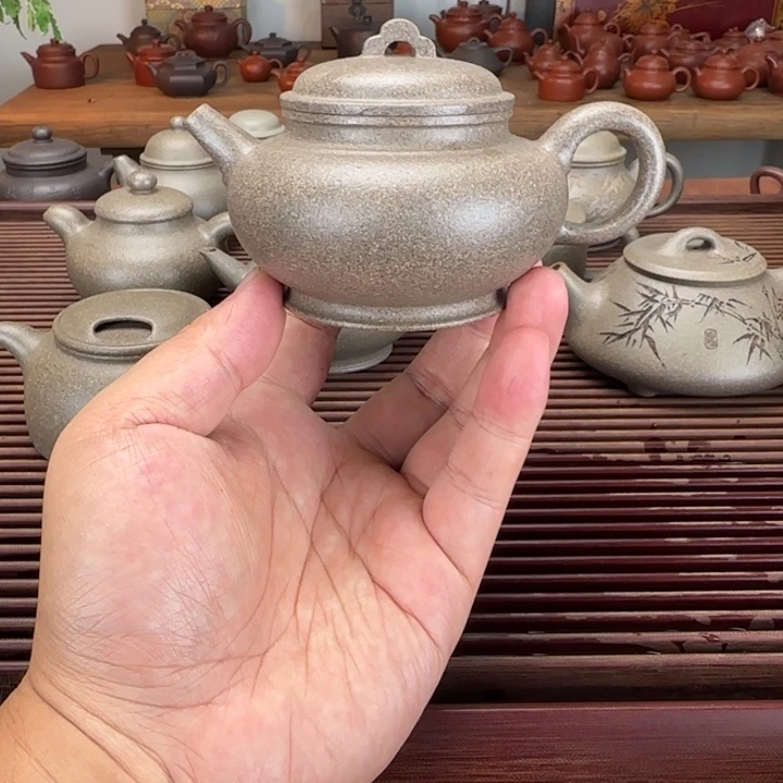 茶壶紫砂青段150cc半手
