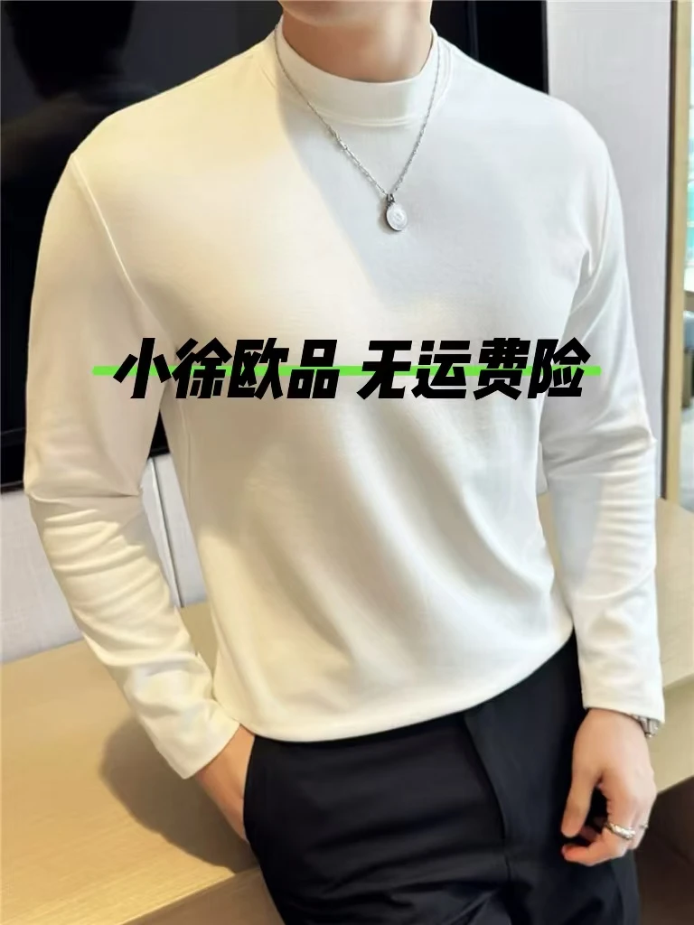 【32】小老头酒红V领毛衣