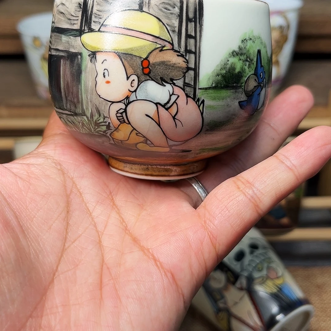 杯景德镇陶瓷手绘主人杯