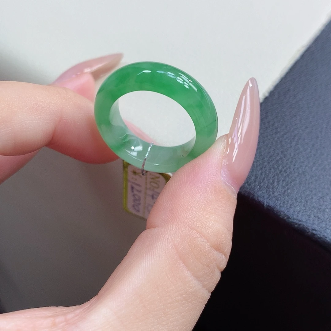 翡翠未镶嵌戒指14-15号