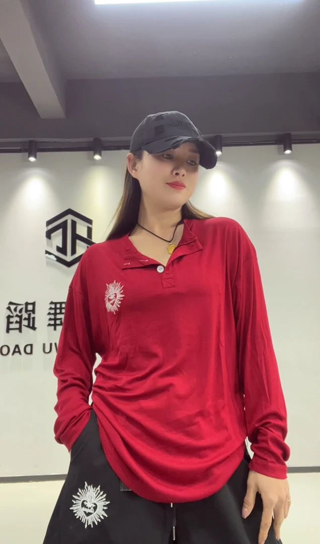 CX508春季新款弹力棉宽松T