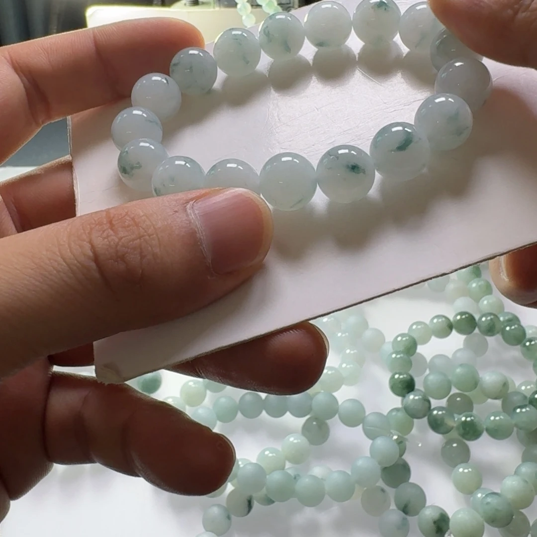 定制翡翠未镶嵌爱****大毛货抛光