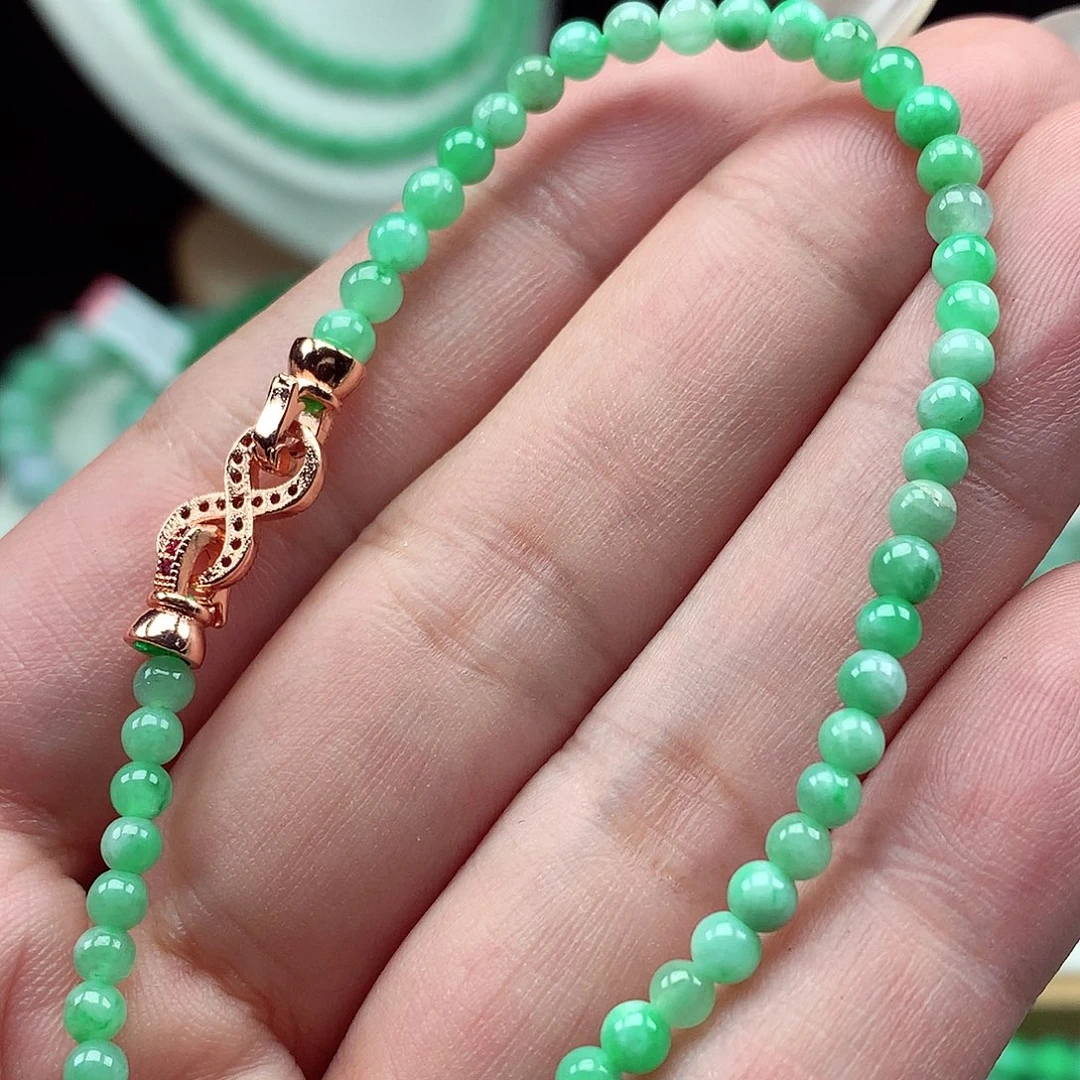 未镶嵌手链翡翠翡翠