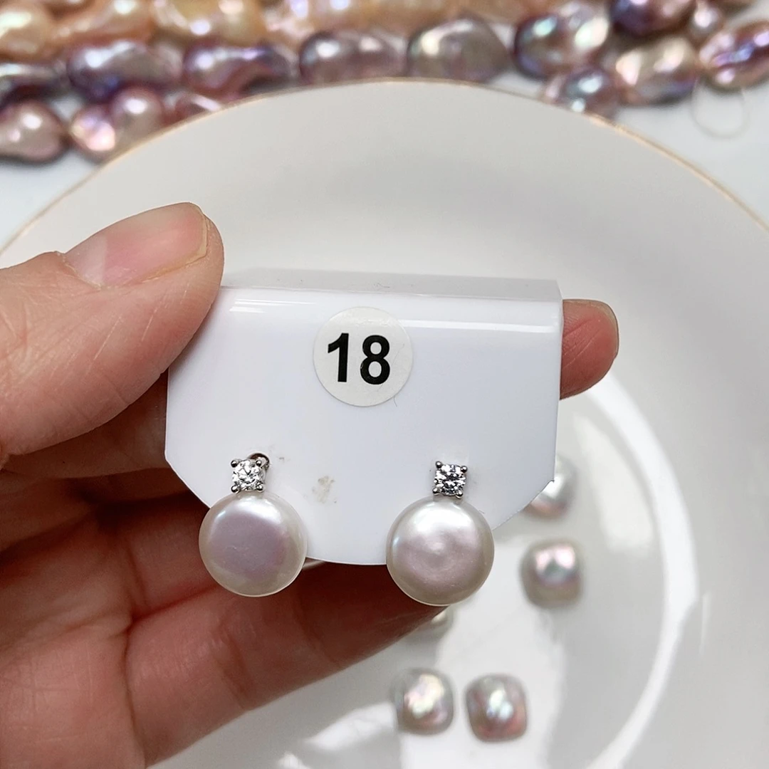 淡水珍珠颈饰银S925镶嵌