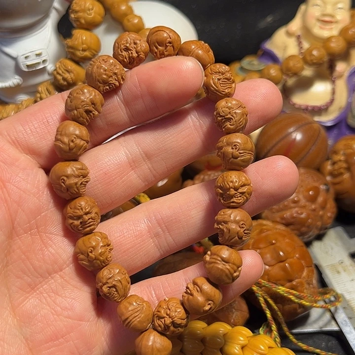 橄榄核手串/手链龙纹恶僧