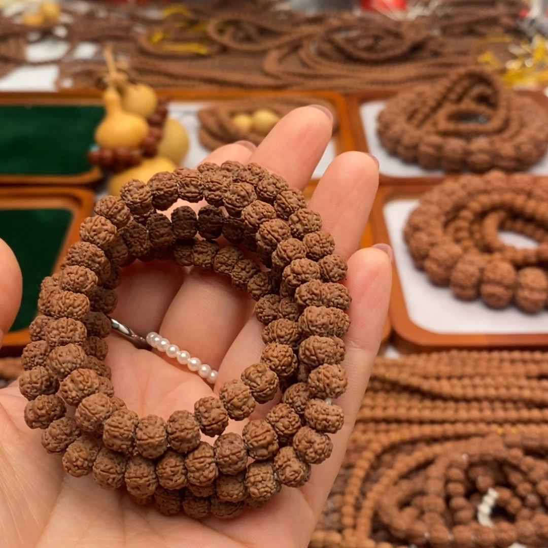 丢***！吊坠金刚菩提定制花王108卡8➕