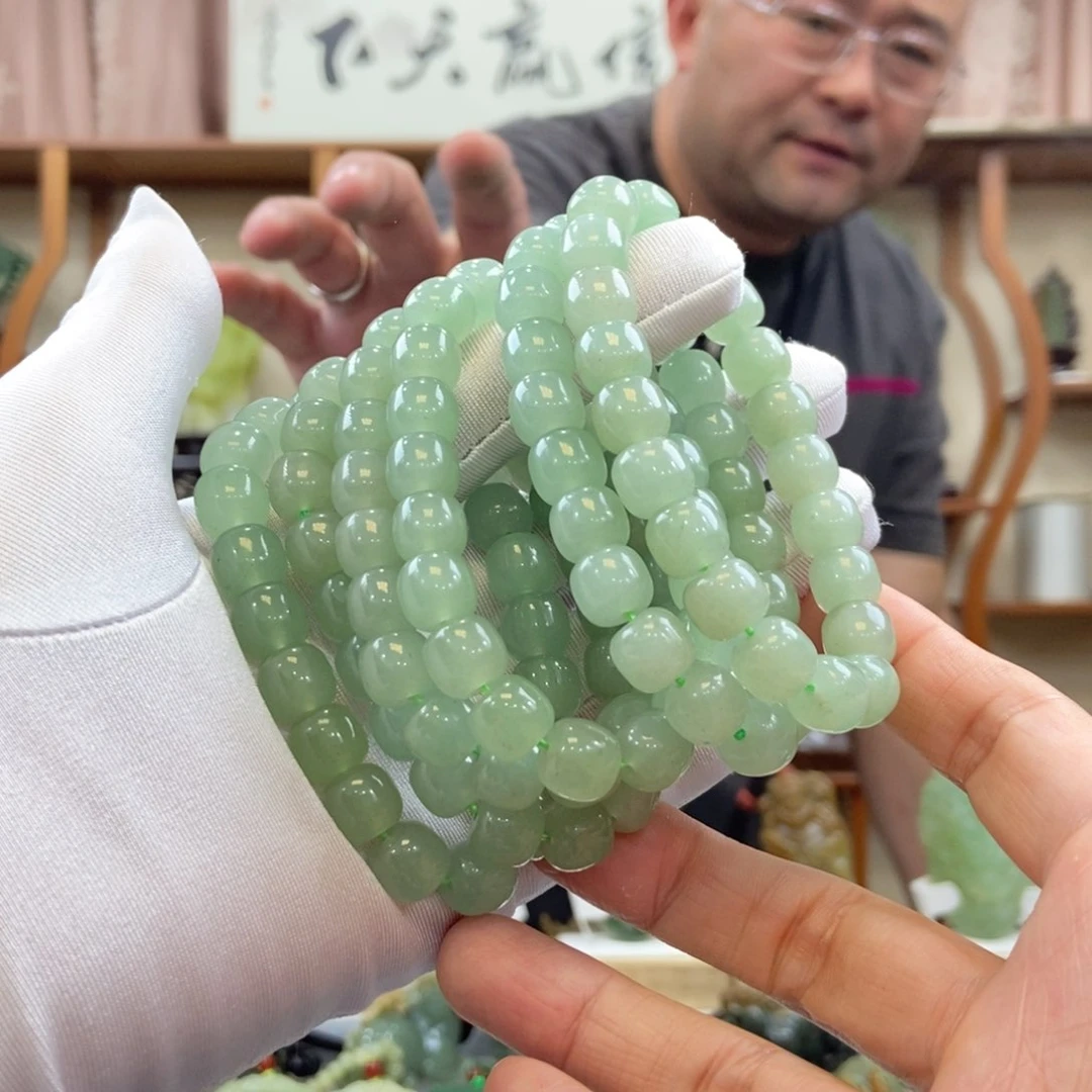 蛇纹石玉手串（多样性发一件）未镶嵌