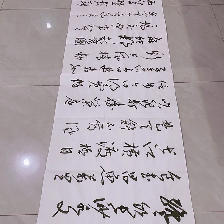 书法l****n尤老师书法作品游泳