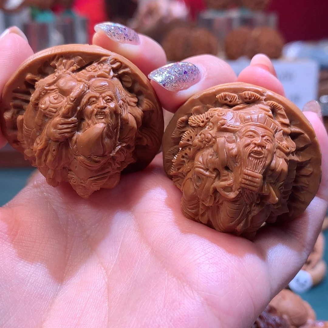 文玩核桃把件/福禄寿禧