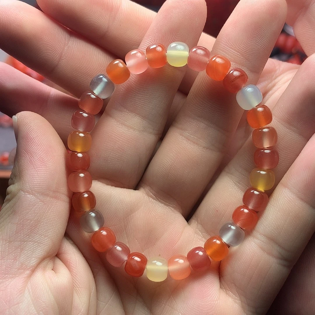 南红玛瑙未镶嵌1多宝单圈