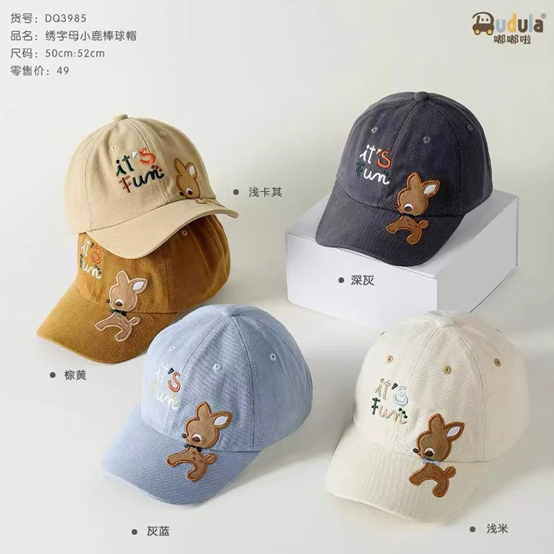 哆啦布丁62432小鹿棒球帽