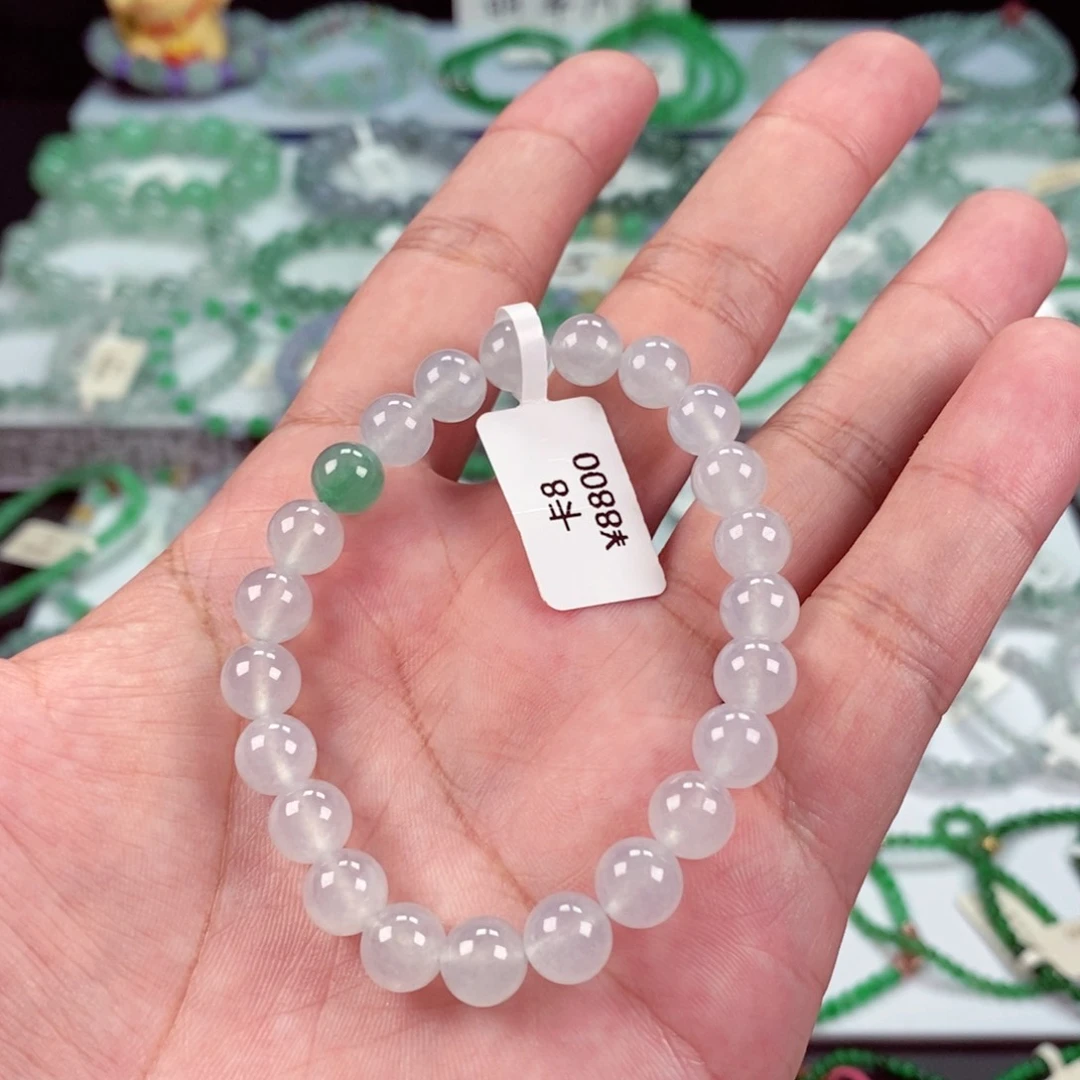 未镶嵌手链翡翠卡8