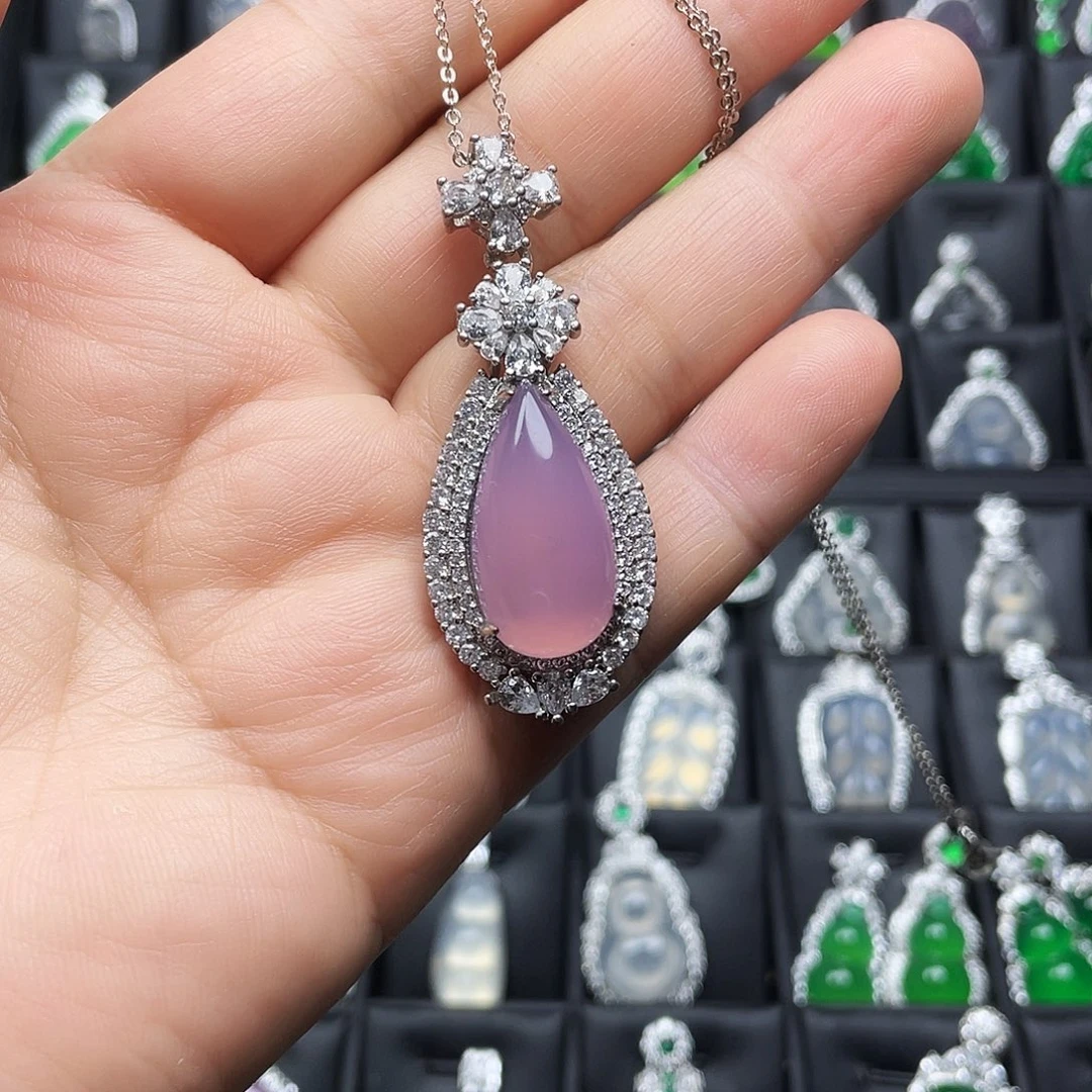 玛瑙/玉髓颈饰合金