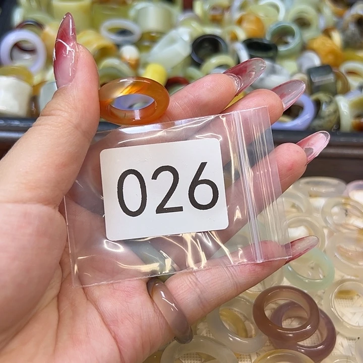 玛瑙/玉髓未镶嵌戒指