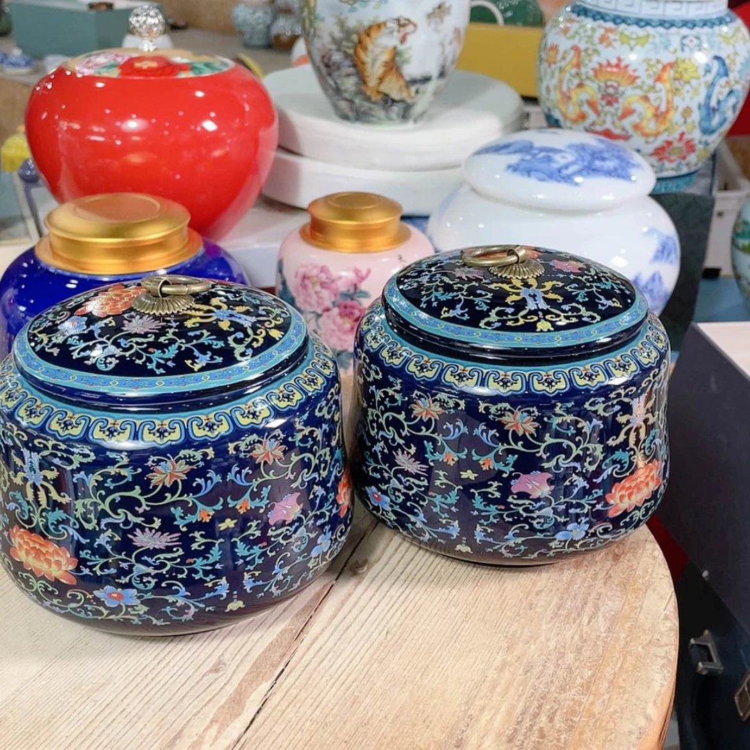 【闪购商品】罐陶瓷茶叶罐密封罐
